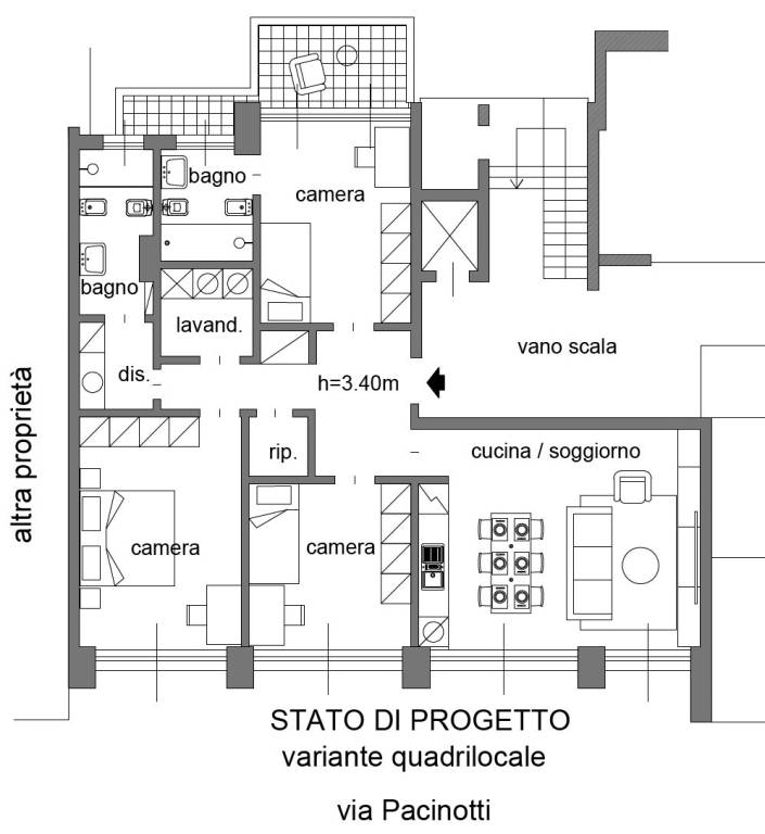 LAYOUT PROGETTO 4 LOCALI