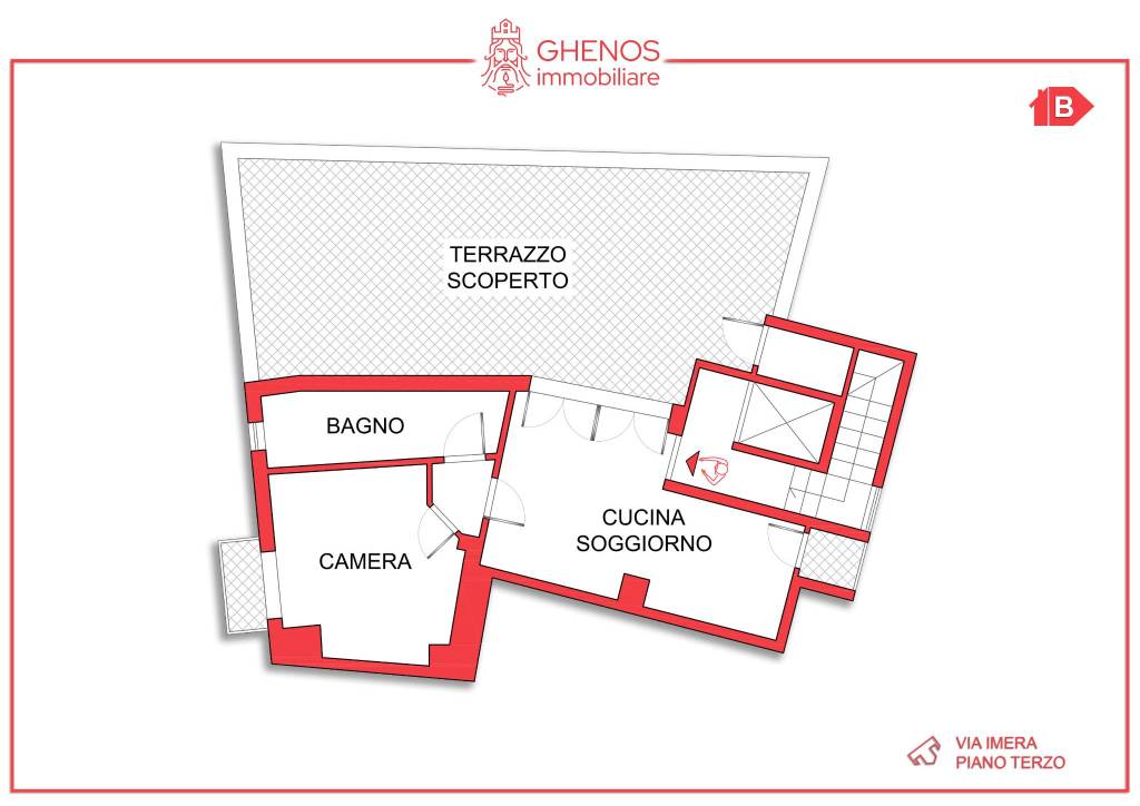 plan annuncio VIA IMERA n. 76-78 Piano 3