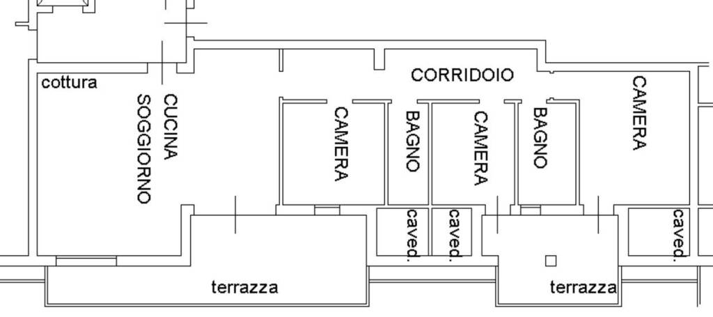 PLANIMETRIA APPARTAMENTO 1