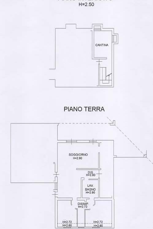 appartamento piano terra con portico su ingresso