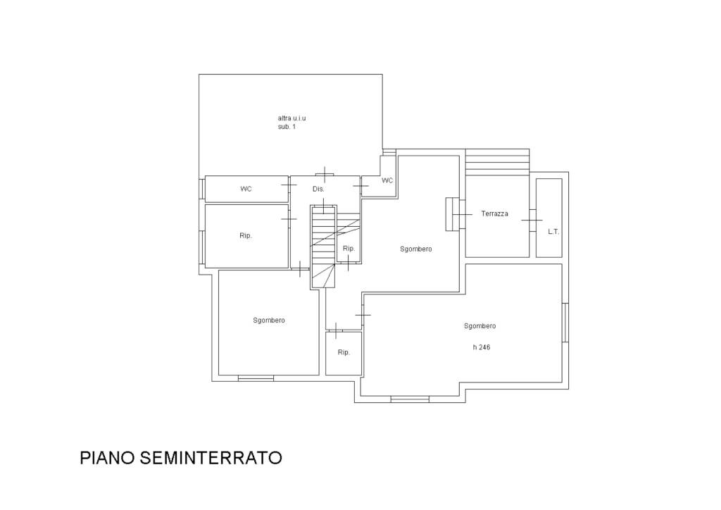 Piano seminterrato 1