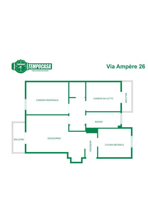 Planimetria Via Ampere 26