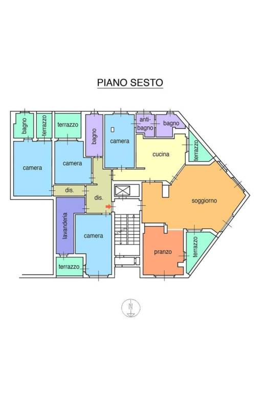 PLANIMETRIA PIANO SESTO