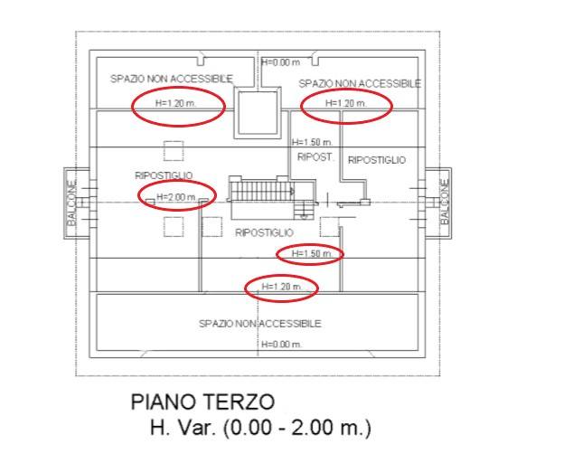 Mansarda piano terzo