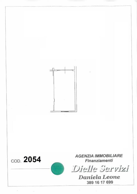 Cod. 2054 Planimetria - garage -