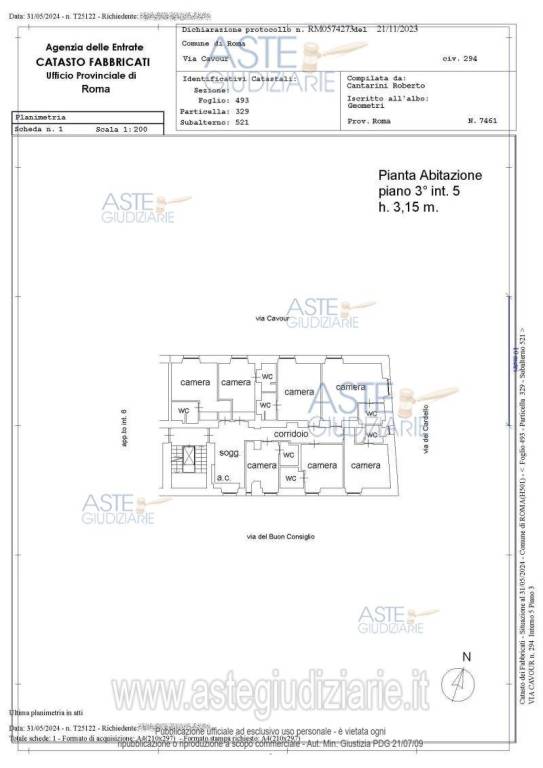 plan cavour 294