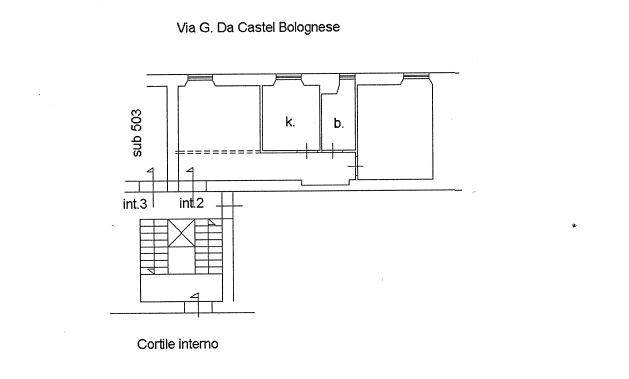 Planimetria Giovanni da Castel BOLOGNESE