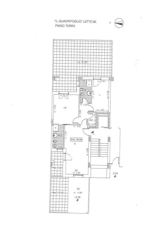 PIANO TERRA  65 MQ. 1