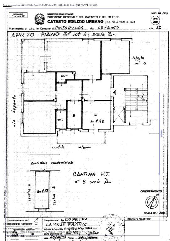 PLAN CASA E CANTINA LEPANTO 1