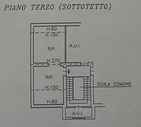 Planimetria Sottotetto