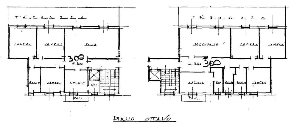 Planimetria Attico Marconi