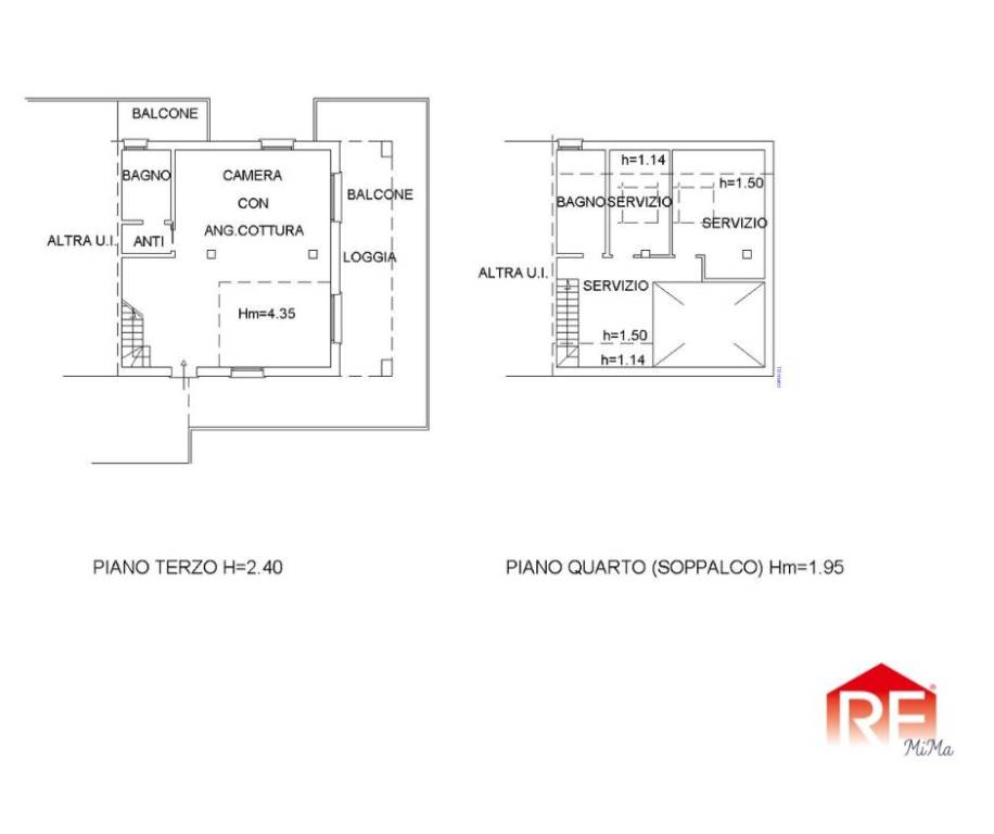 planimetria attico