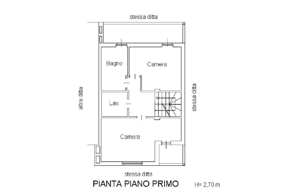 Pianta Dimostrativa Piano Primo