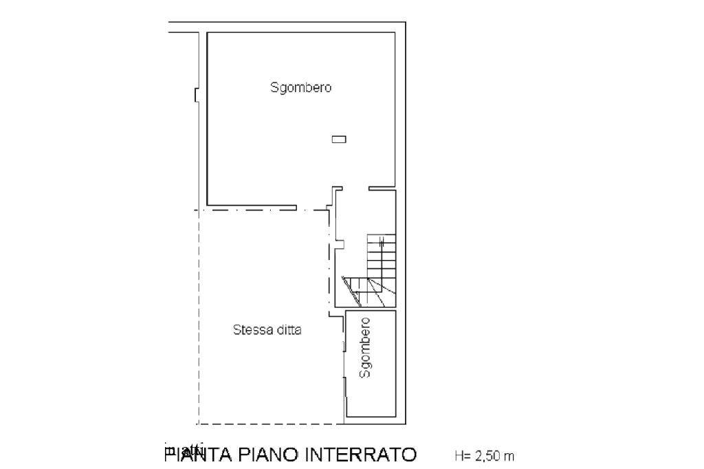 Pianta Dimostrativa Piano Interrato