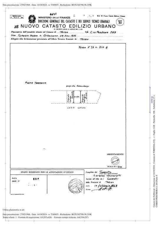 planimetria box auto 1