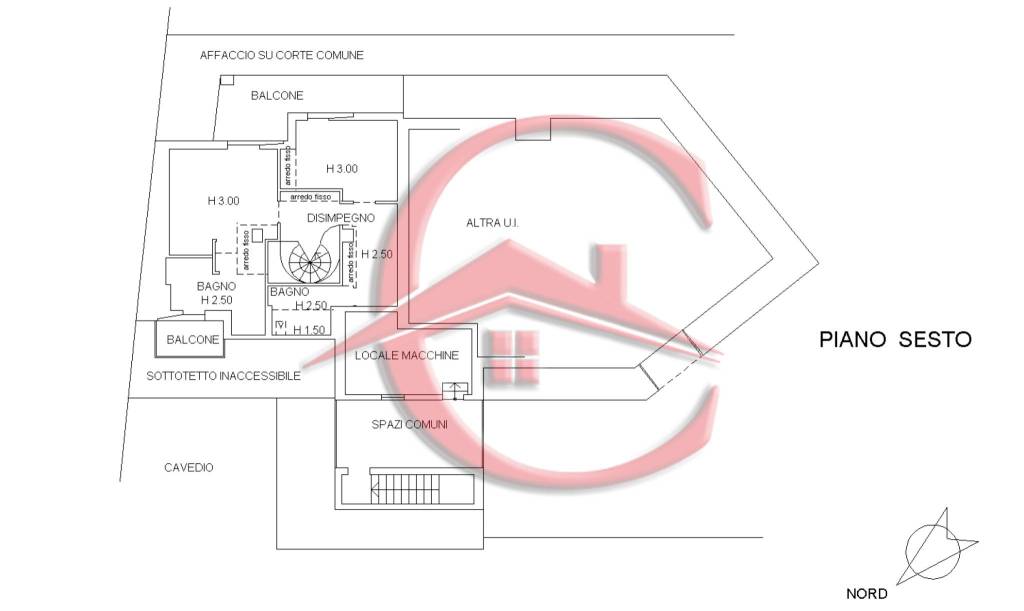 Via S. Andrea plan p6