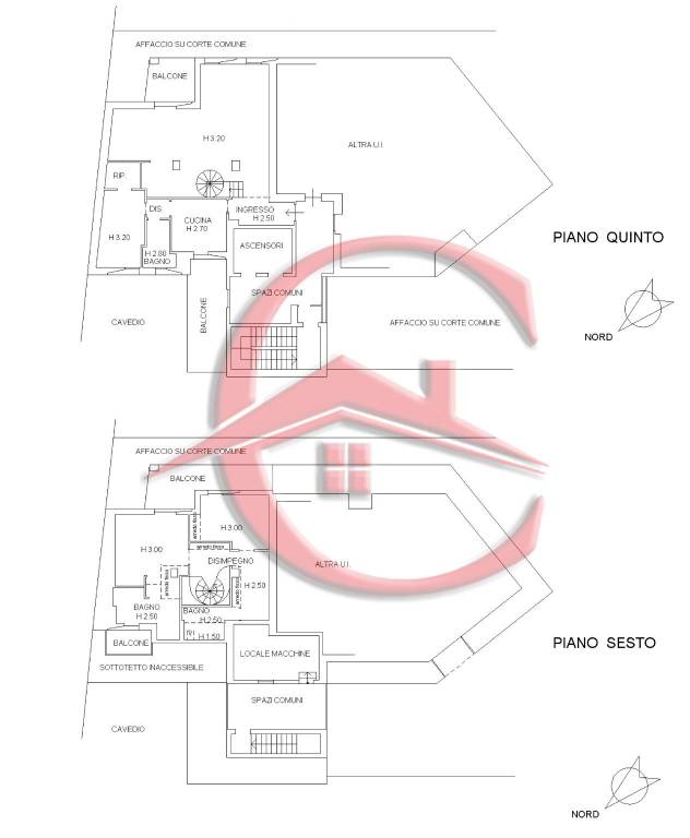 Via S. Andrea plan p5 p6