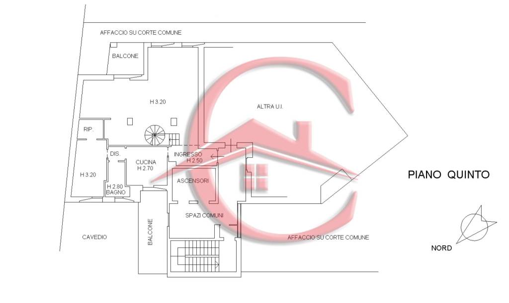 Via S. Andrea plan p5