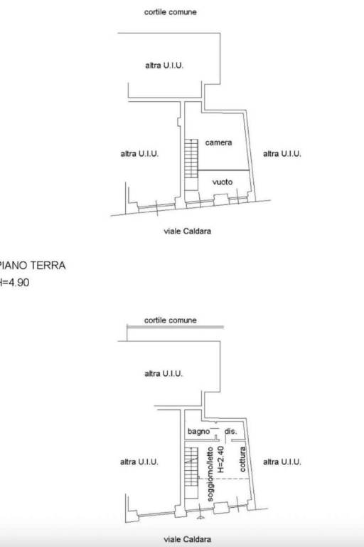 plan viale caldara