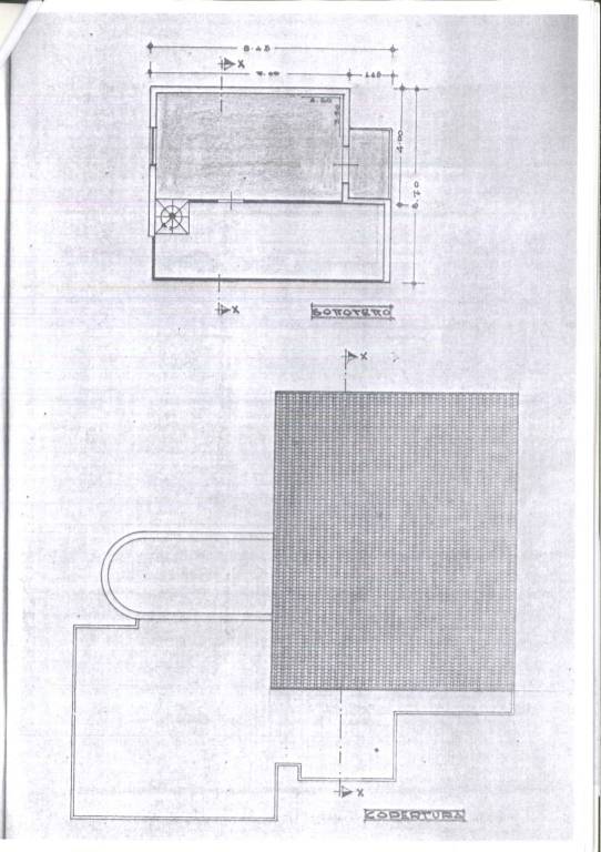 Planimetria secondo piano via Tolstoj 2