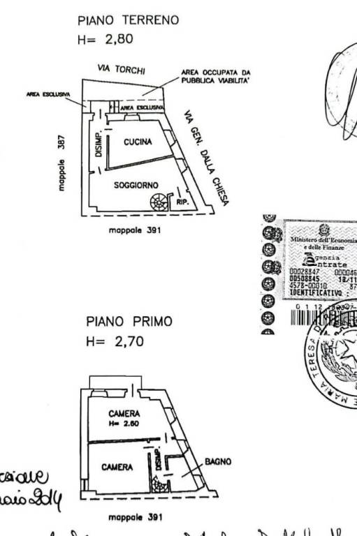 PIANO TERRA E PRIMO PIANO