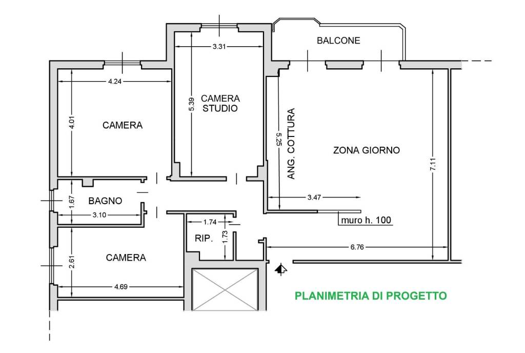 Planimetria di Progetto