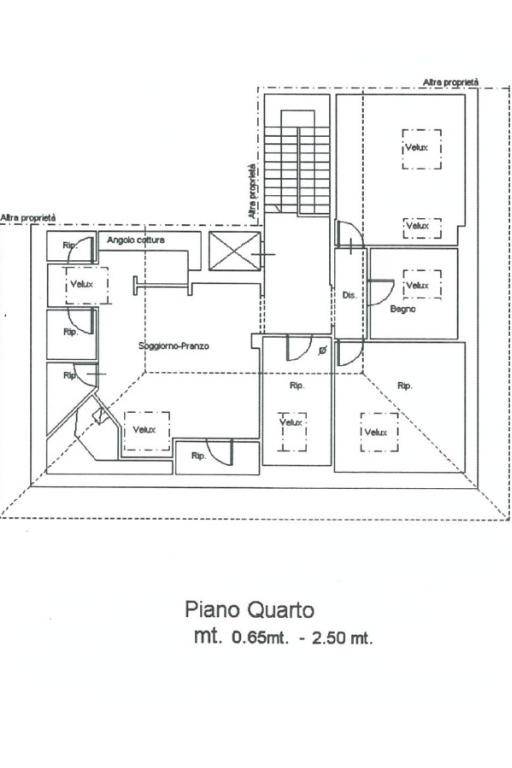 planimetria piano quarto