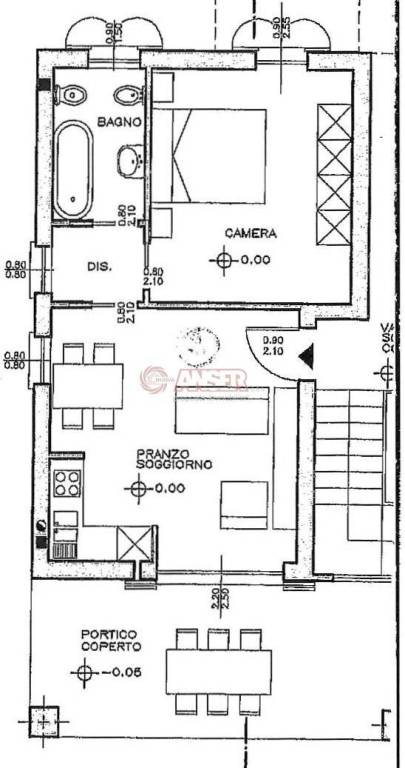 planimetria  indicativa non in scala