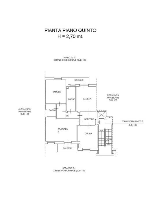 Immobiliare Bosco - planimetria