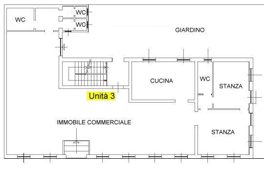 PLANIMETRIA UNITA' 3 PIANTO TERRA