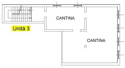 PLANIMETRIA UNITA' 3 CANTINA