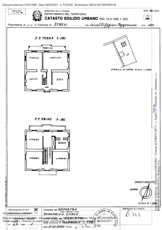 2021_03_04 PLN Catastale BN Casa 1