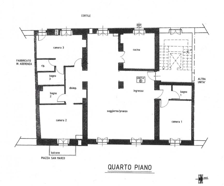 Planimetria 4° piano