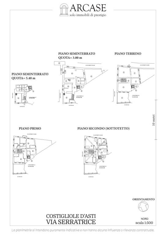 Palazzo Crinzane Cavour_PLANIMETRIA 1