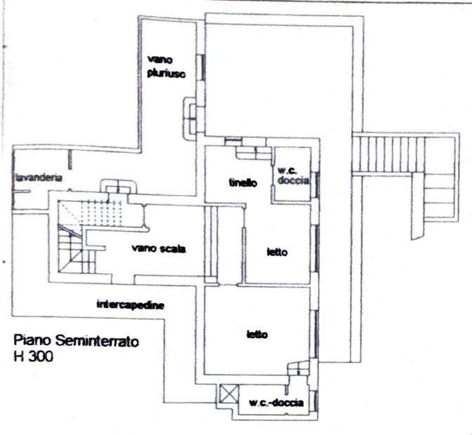 piano t-s1 planimetria