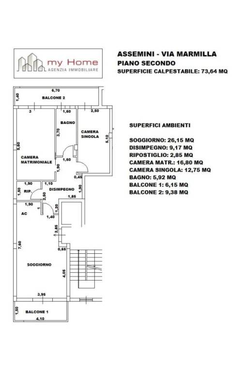 Planimetria con misure