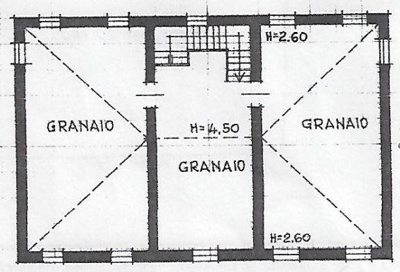 Piantina secondo piano