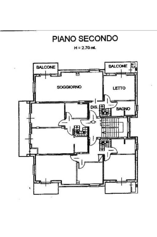 Planimetria secondo piano PDF bianca