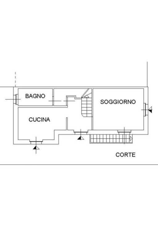 Plan CA.1782 piano terra