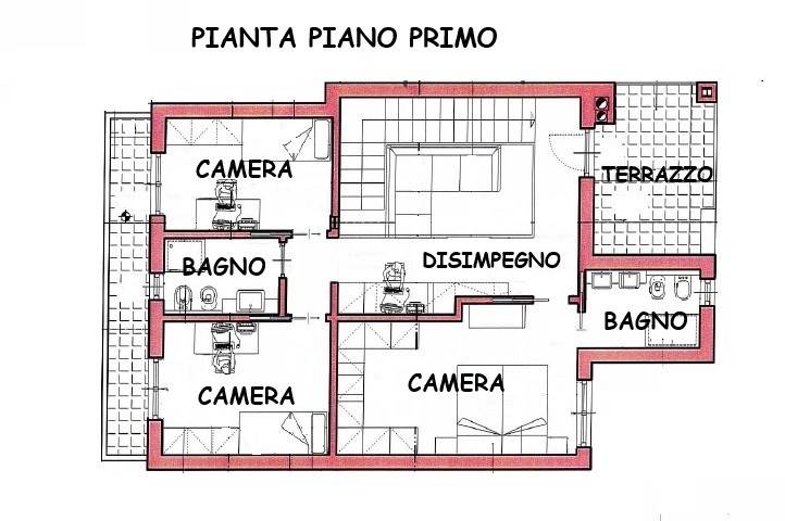 pianta piano primo