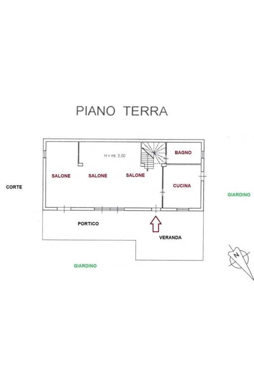 Planimetria piano terra