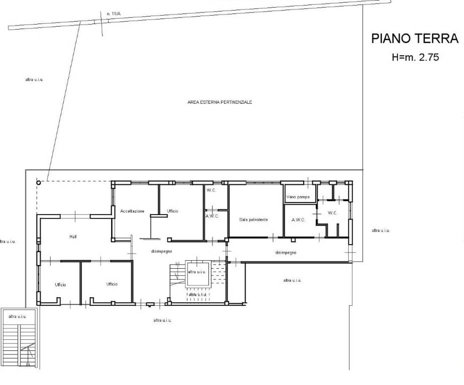 PLANIMETRIA PALAZZINA-PT