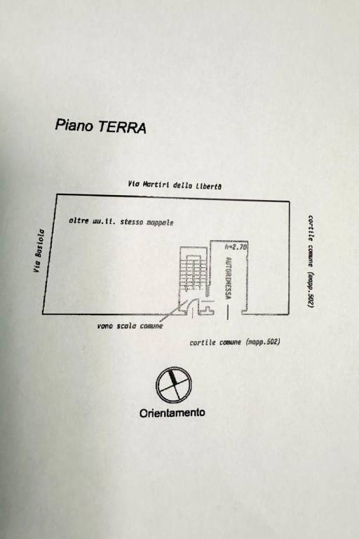 PLAN. PIANO TERRA