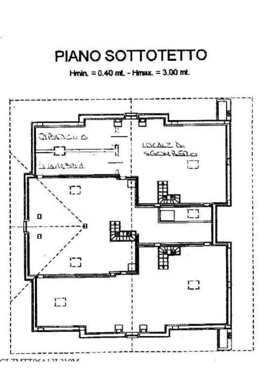 Planimetria sottotetto PDF bianca