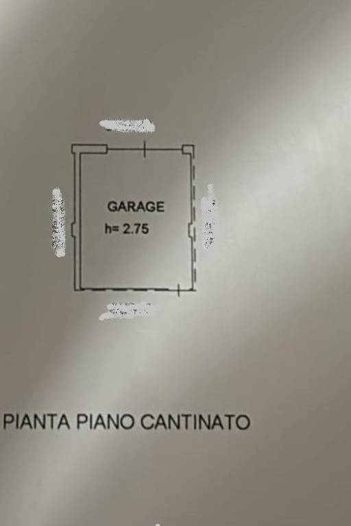 Planimetria Garage