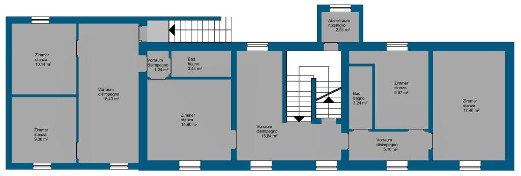 Planimetria 1° piano