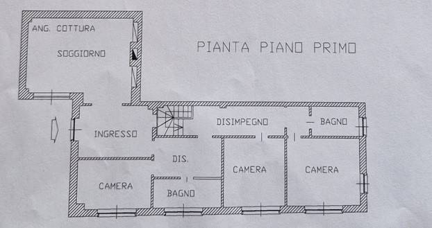 studio di possibile risistemazione degli spazi