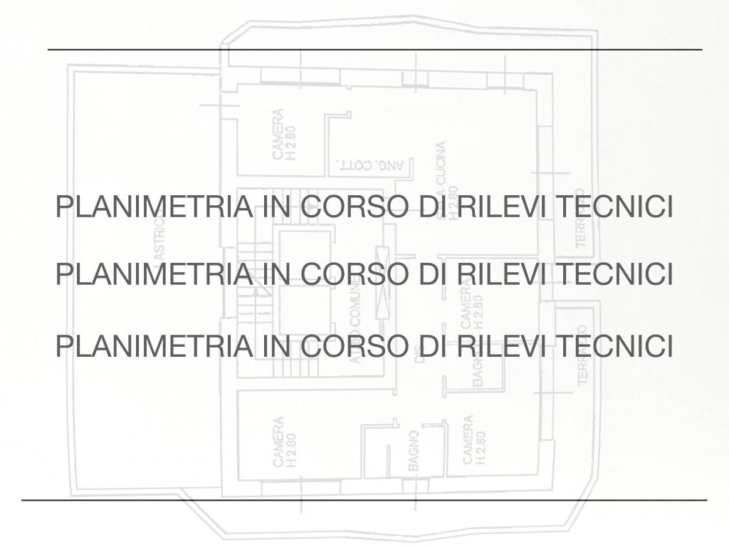 planimetria in corso