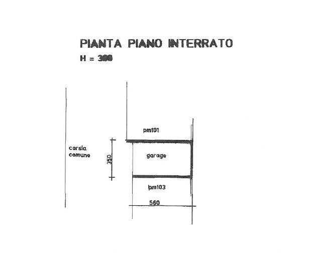 PLANIMETRIA GARAGE