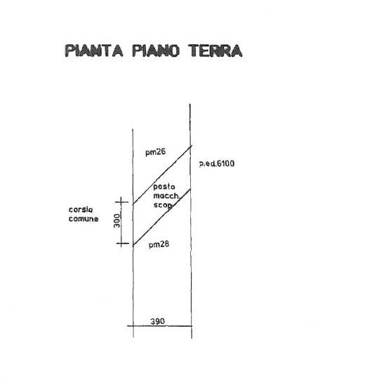 PLANIMETRIA POSTO MACCHINA